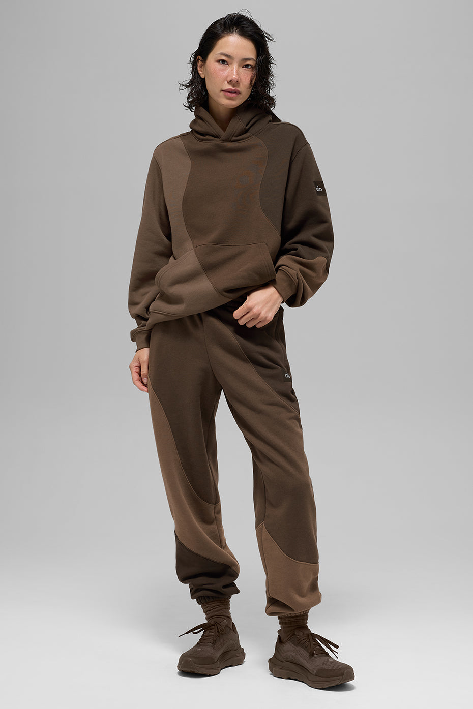 Make Waves Hoodie - Espresso Tonal - Image 4