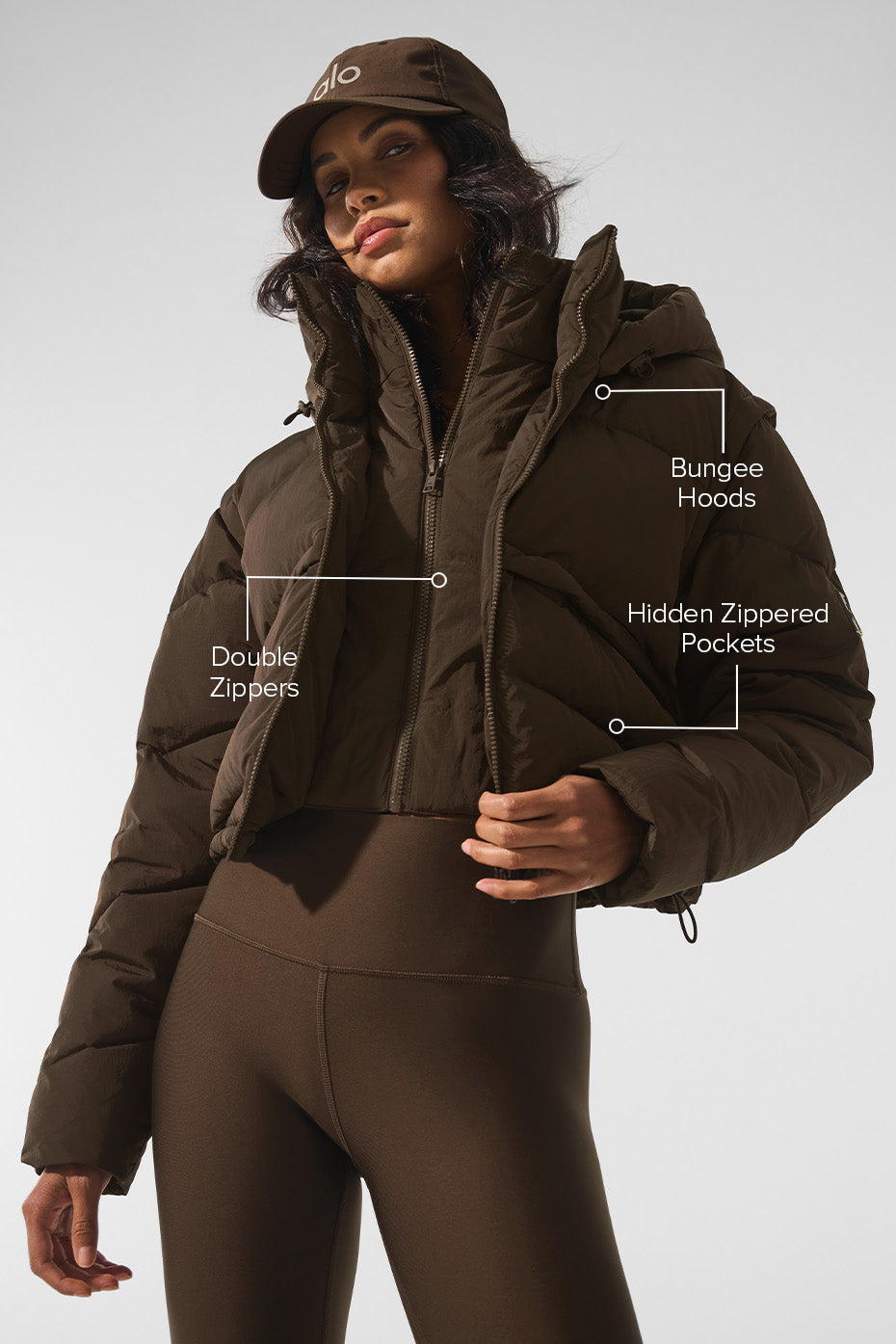 Glacier Puffer - Espresso - Image 2