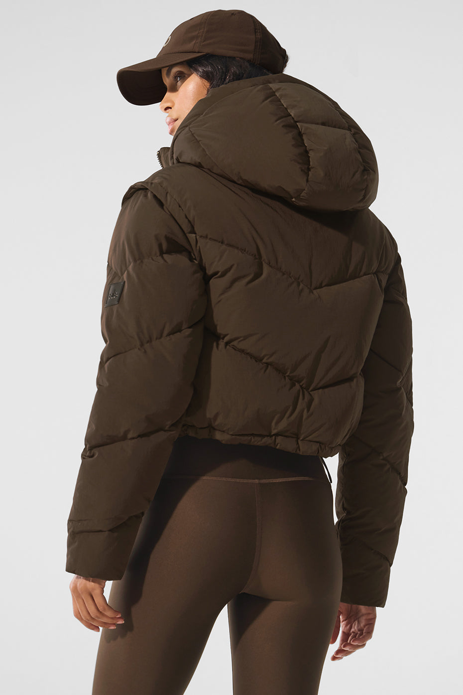 Glacier Puffer - Espresso - Image 3