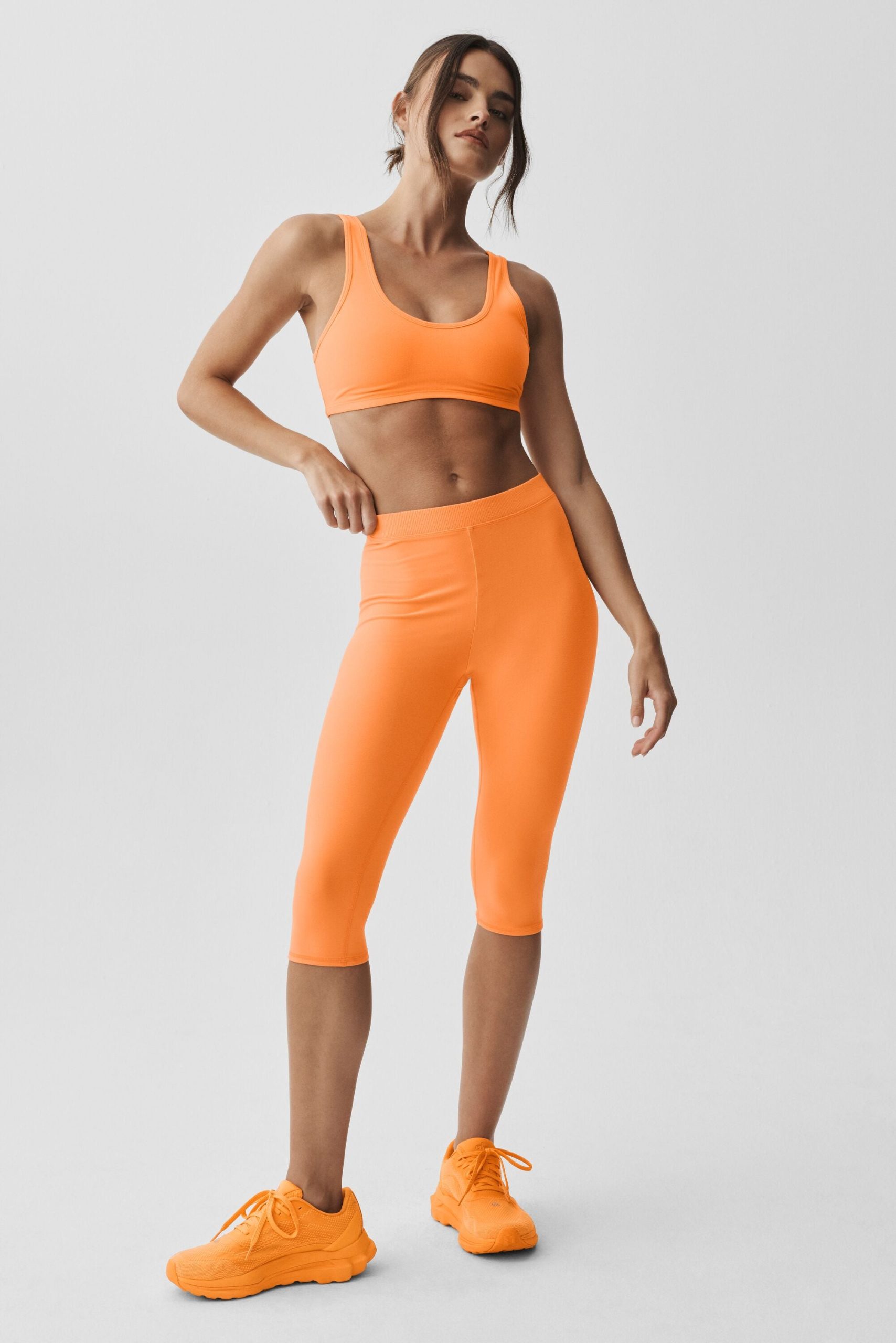 Alosoft High-Waist Iconic 90's Capri - Satsuma Breeze - Image 6
