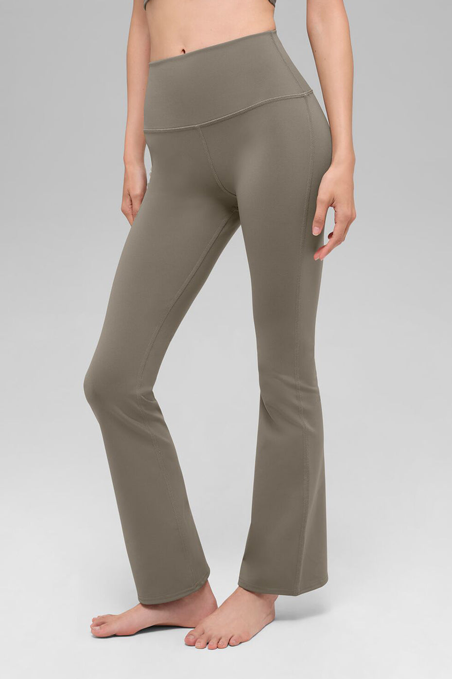 Airbrush High-Waist 7/8 Bootcut Legging - Light Cocoa - Image 2