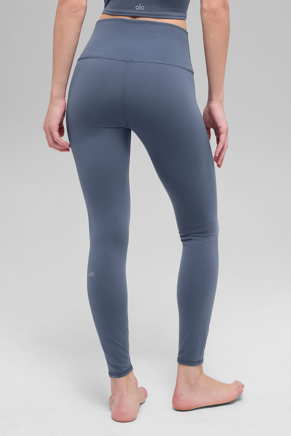 7/8 High-Waist Airbrush Legging - Bluestone - Image 3